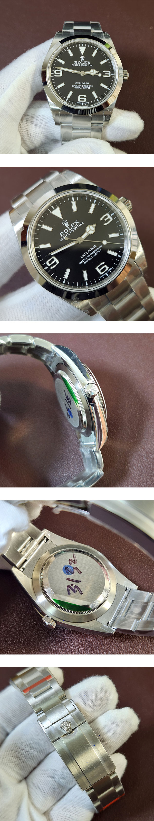 送料無料 ロレックスN級品ブランドコピー腕時計 エクスプローラー I 214270 Cal.3132ムーブメント搭載！